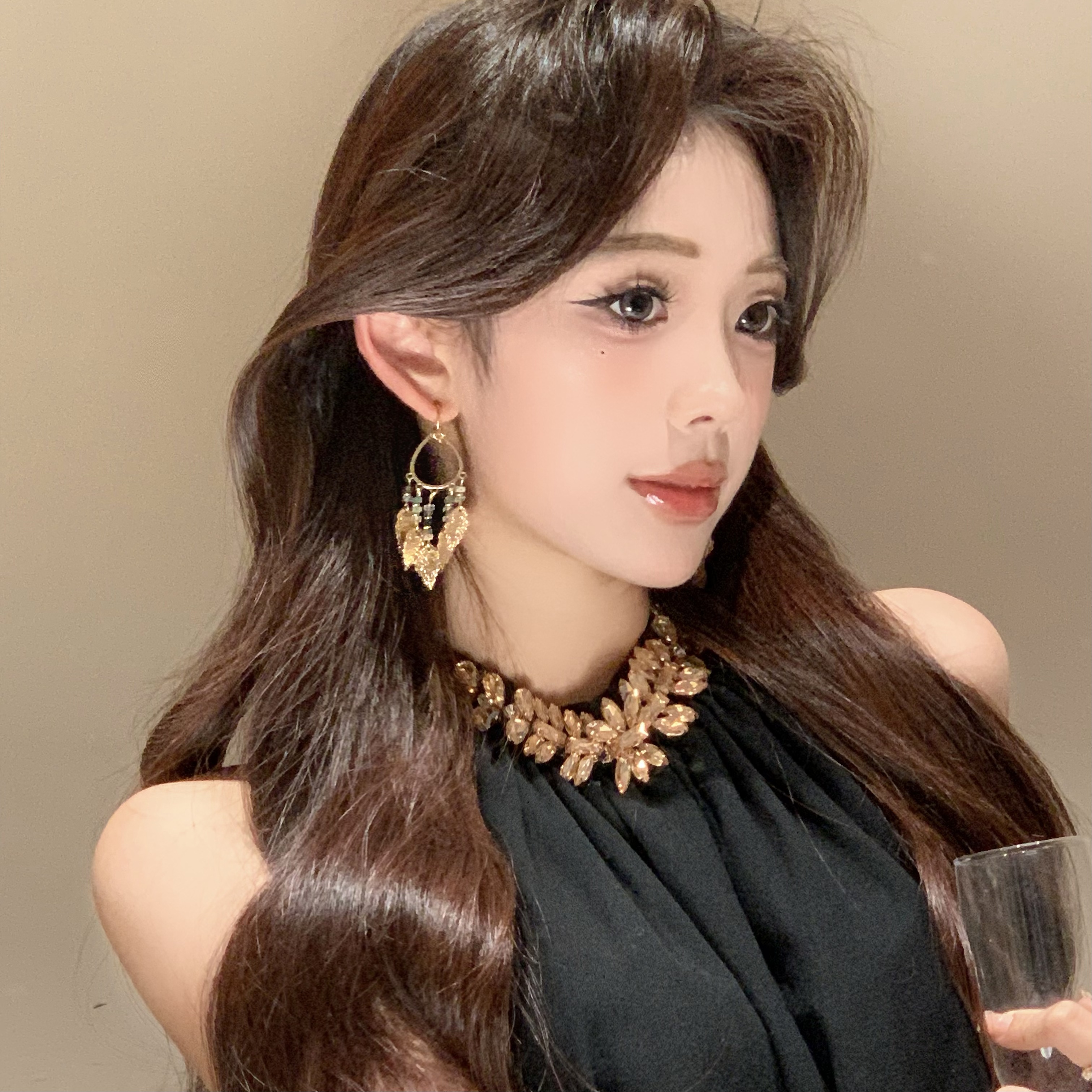 FULL GIRLISH耳环00789百搭气质轻奢耳钉耳饰