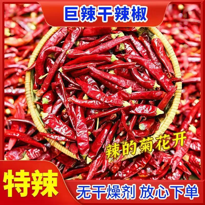 新货干辣椒农家特辣印度魔鬼辣小米辣正宗朝天椒农产品干红辣椒
