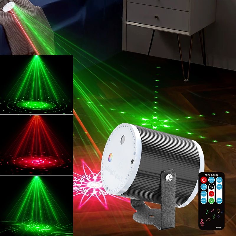 ktv闪光氛围灯七彩旋转魔球灯激光家用爆闪声控酒吧蹦迪舞台灯光