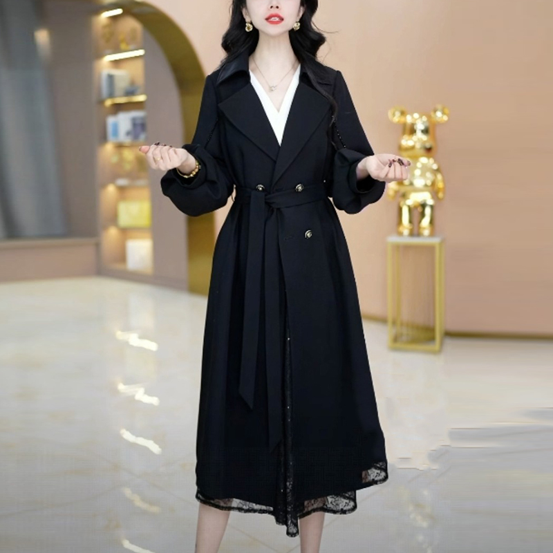 轻奢秋季高贵气质风衣外套女2025新款爆款时尚洋气百搭中长款上衣
