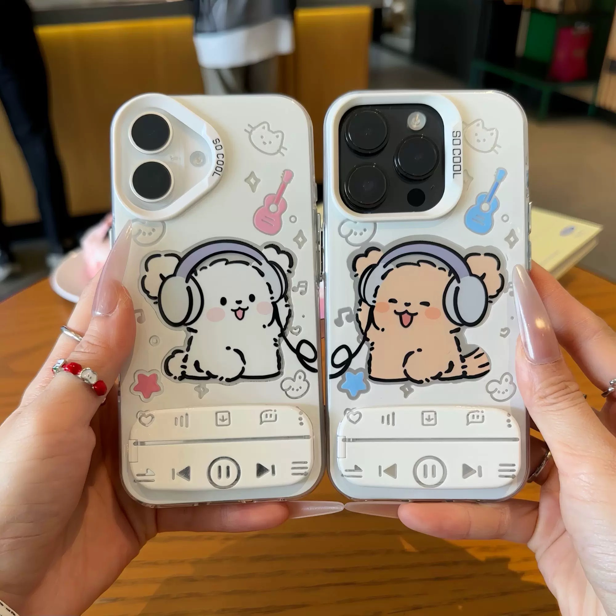 情侣小狗适用苹果iphone16Pro/15promax小米15vivo华为oppo手机壳