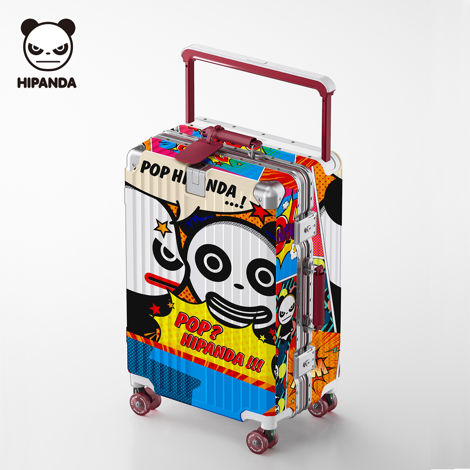 HIPANDA行李箱新款二次元旅行箱高颜值万向静音轮可登机痛箱网红