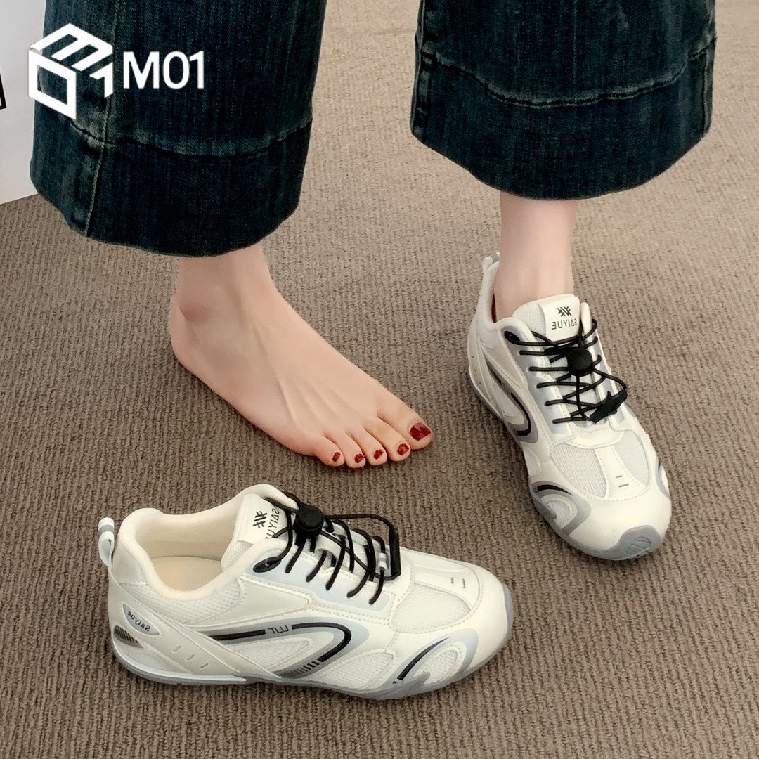 M01厚底德训鞋女款鞋子新款夏季网红百搭超火轻便休闲运动登山鞋