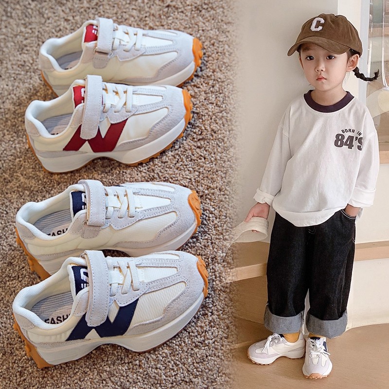 G.DUCK小黄鸭男童老爹鞋2024春秋新款透气阿甘鞋女童小蛮腰休闲儿