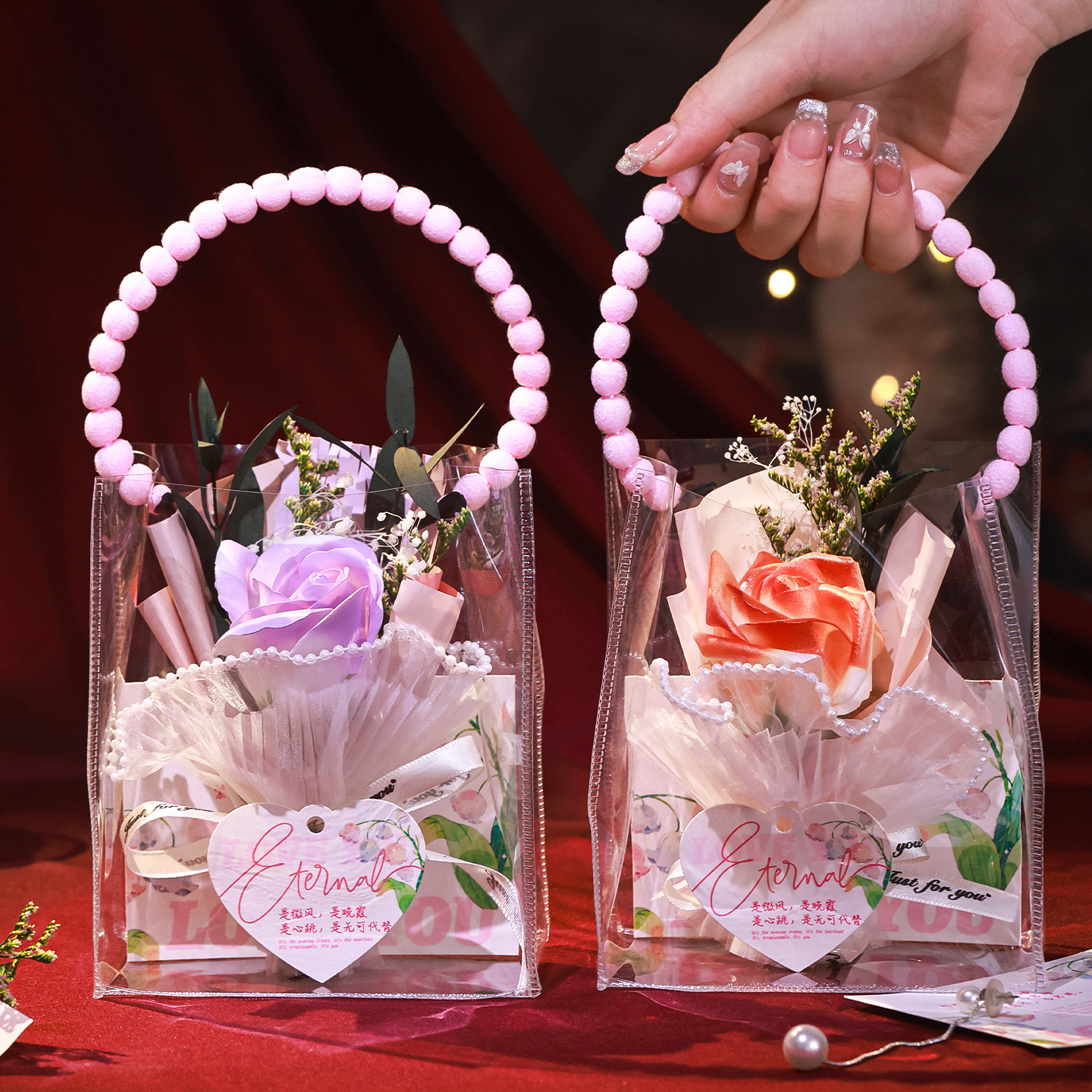 七夕情人节礼物送女生情侣纪念意义实用伴手礼品永生花小花束创意