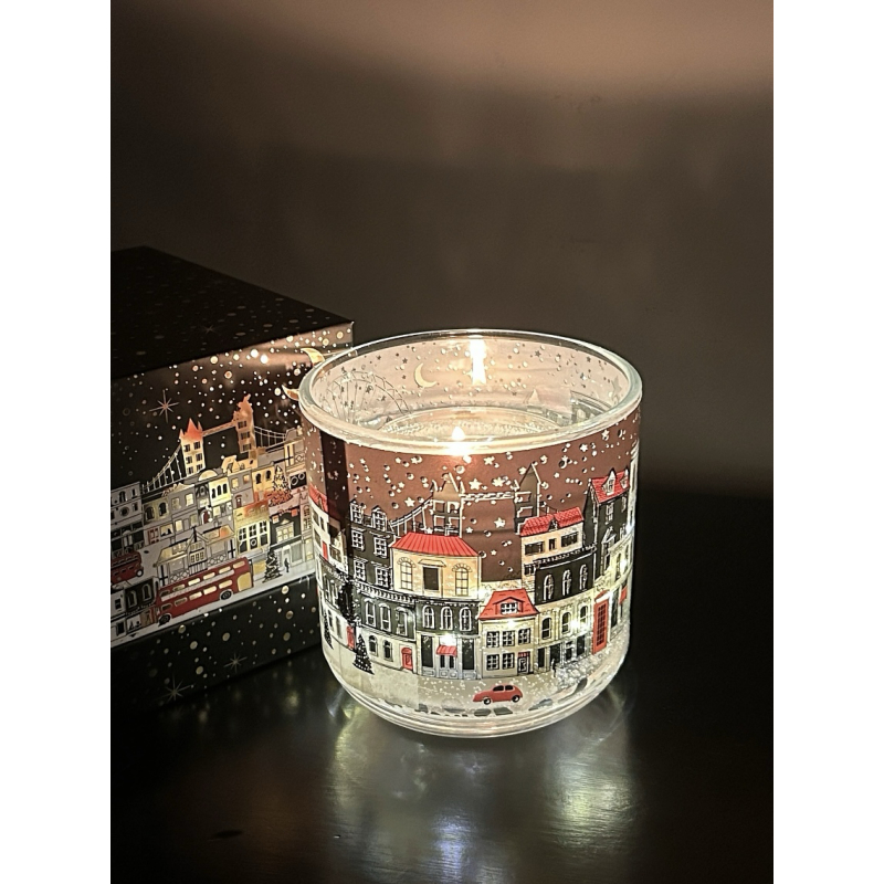 MOMO伦敦街景玛莎同款光感香薰蜡烛礼品盒套装香薰圣诞