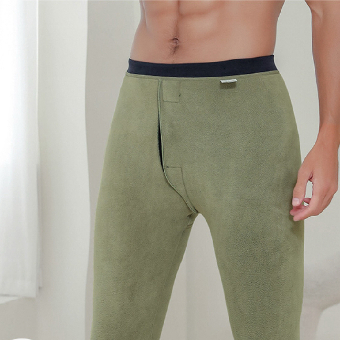 【男士特价 400g艾草绒保暖裤】6618-1