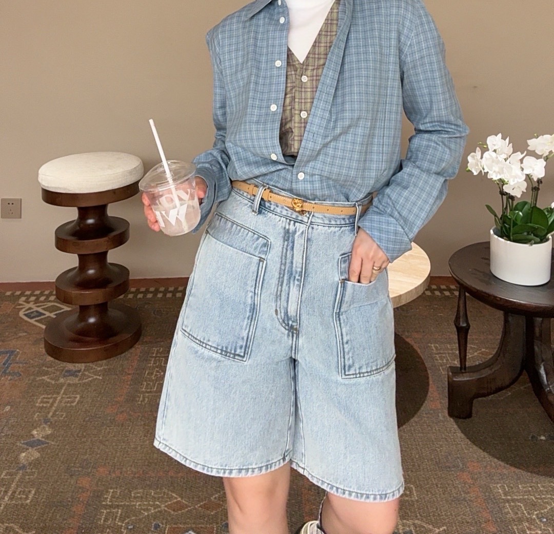 EENK复古牛仔短裤 WENDYZ