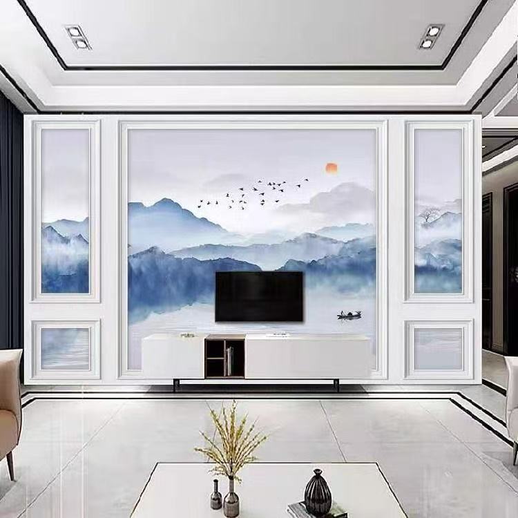 定制好看电视电视墙背景墙布客厅沙发壁画卧室墙布装饰墙纸
