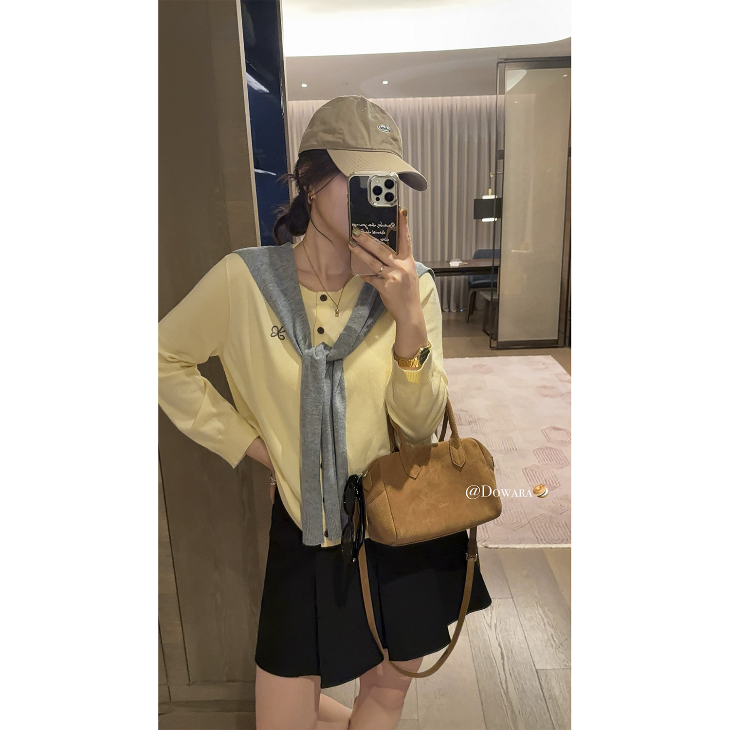 现货大婉酱微胖定制【简绣蝴蝶衫】韩系针织衫秋刺绣毛织上衣0054D