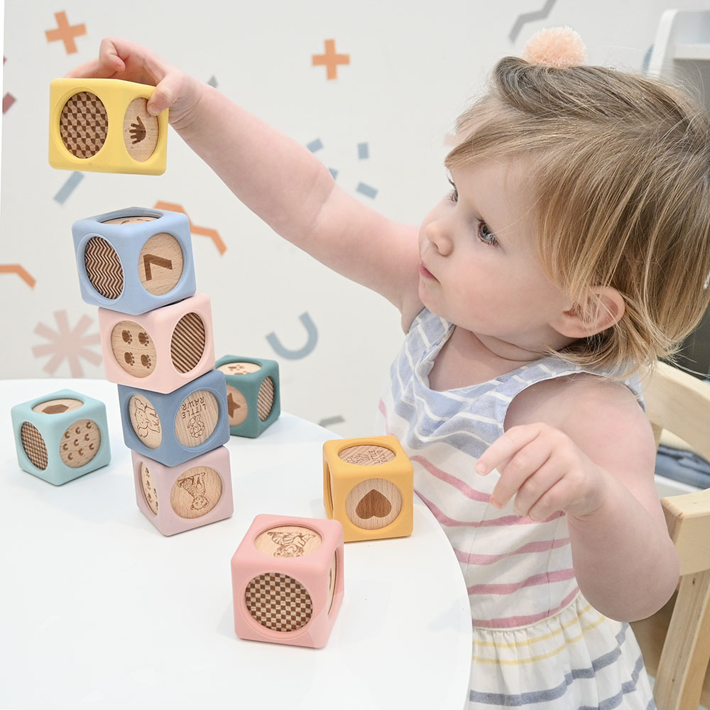 littlerawr拼图积木玩具方块图案数字叠叠乐益智玩具早教逻辑思维