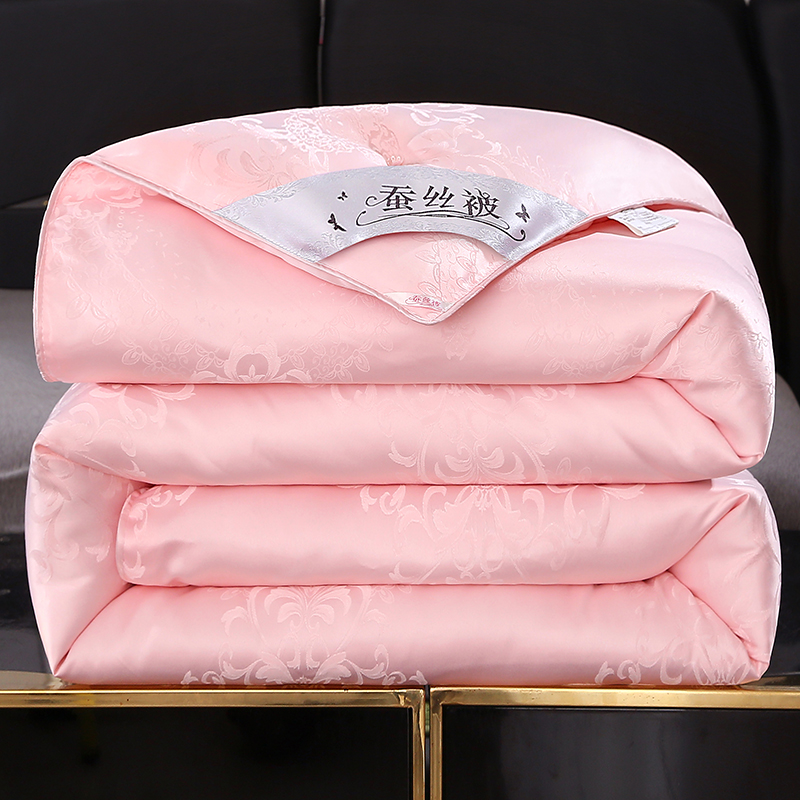 水星家纺蚕丝被结婚被子陪嫁喜被四季通用棉被子加厚冬被春秋被芯