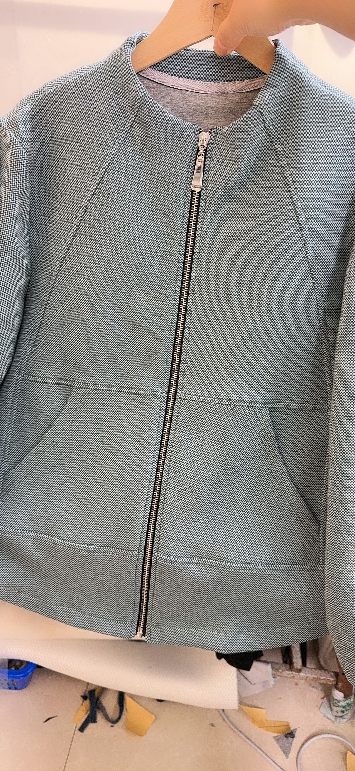 连立领开衫拉链款纸样版(牛皮纸) 款式自选