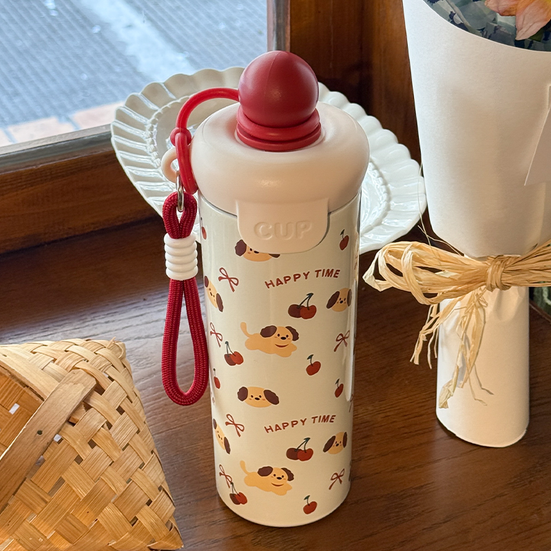 新款2025高颜值保温杯大容量吸管杯水杯女学生上学专用冰霸茶杯子