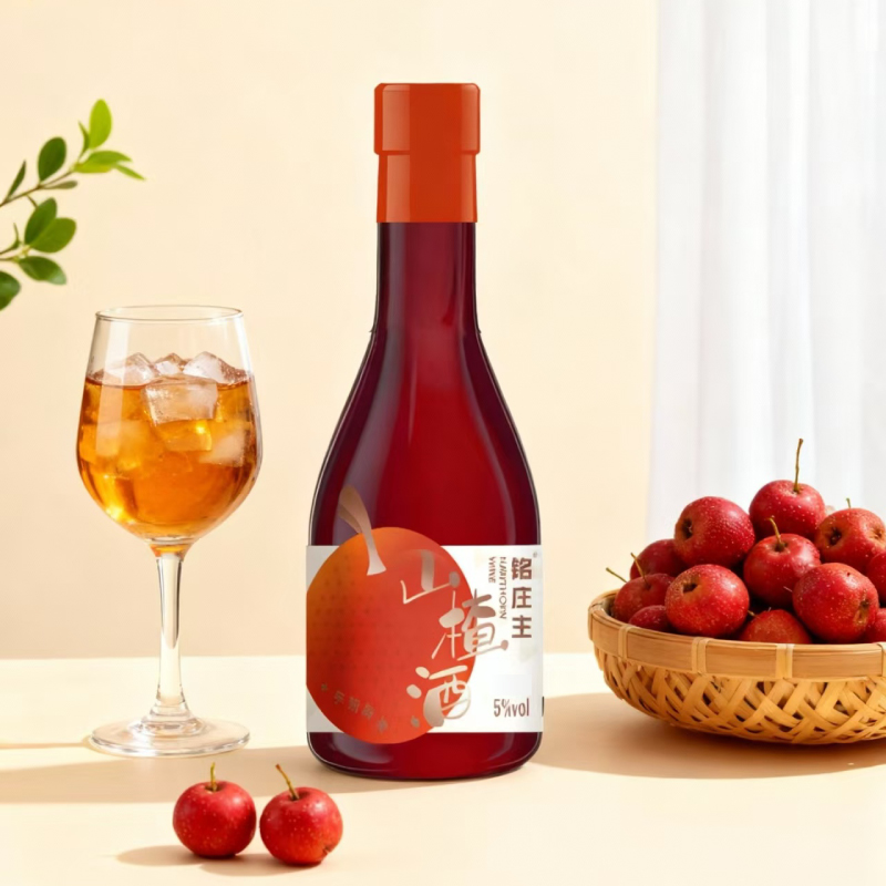 铭庄主【新品】山楂酒发酵甜型高颜值女生低度微醺375ML/瓶