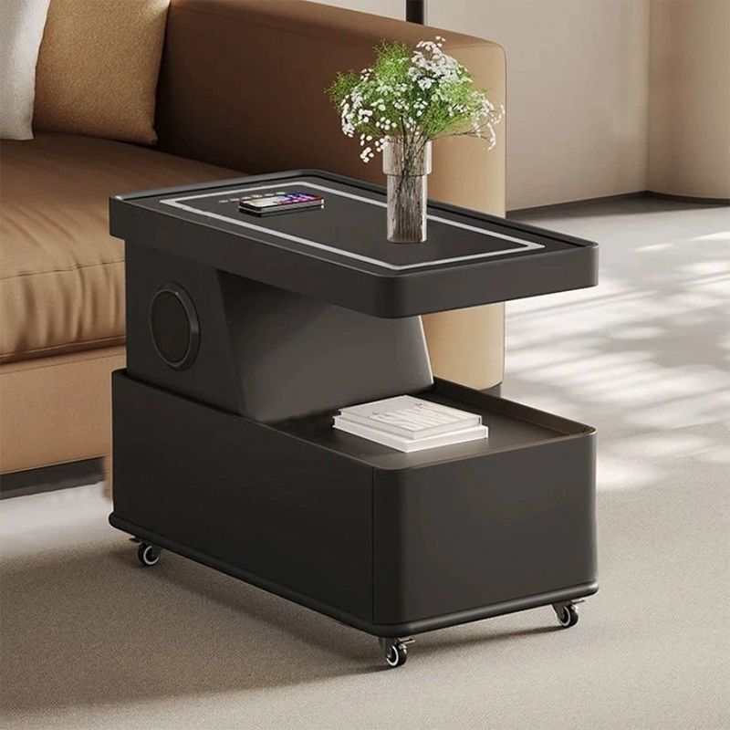 意式极简可移动沙发边几小推车现代简约网红客厅侧边柜多功能茶几
