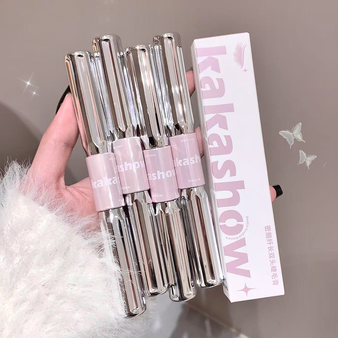 【痞幼专属】双头睫毛膏防水持久防汗纤长卷翘不晕染初学者必备