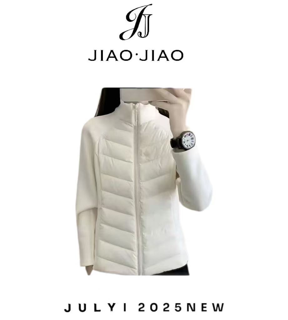 小蛮腰运动打底棉服立领轻薄内搭秋冬保暖外套内胆收腰显瘦