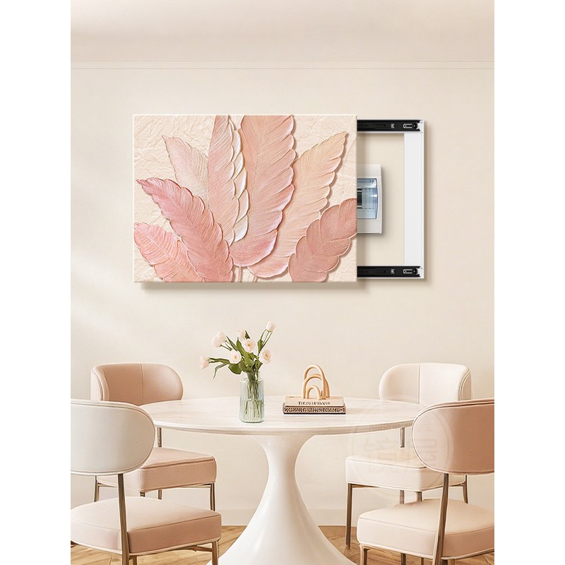 奶油风超薄电表箱装饰画高级感2025新款高品质配电箱闸盒遮挡挂画