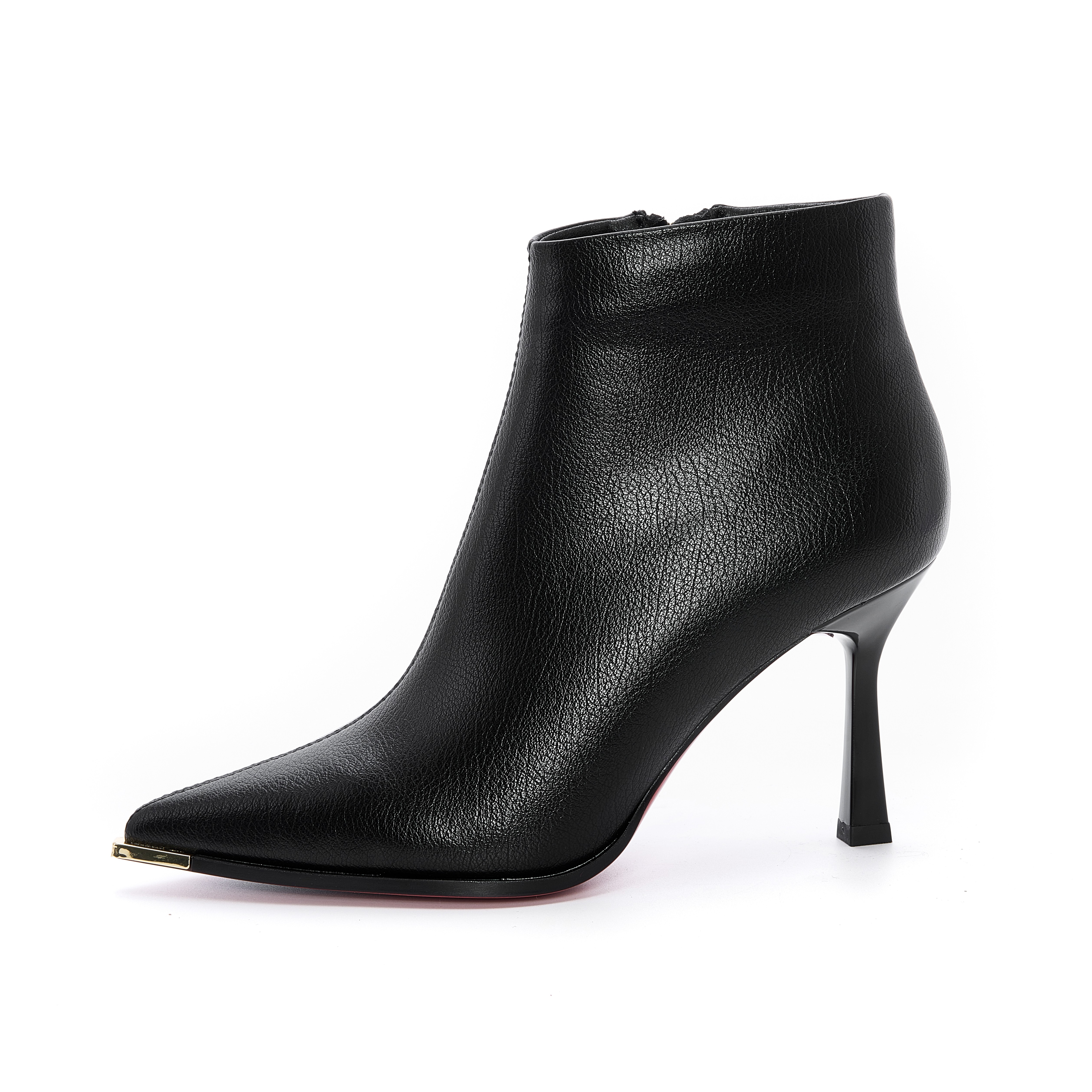 6㎝小姐姐超爱的防踢头小女人气质高跟细跟短靴瘦瘦靴973-9