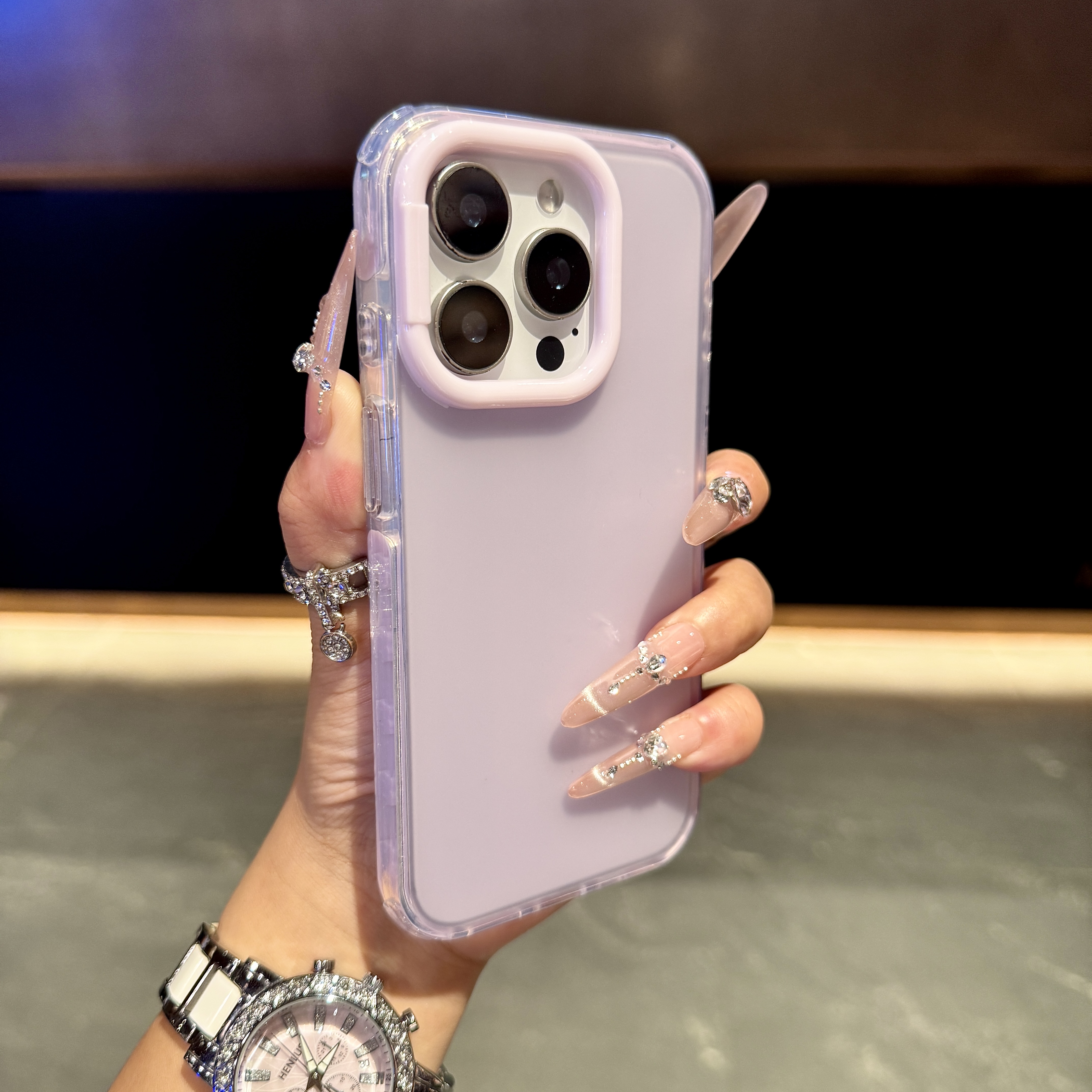 ins网红高颜值磨砂适用苹果16promax保护壳iPhone15女款14/13防摔