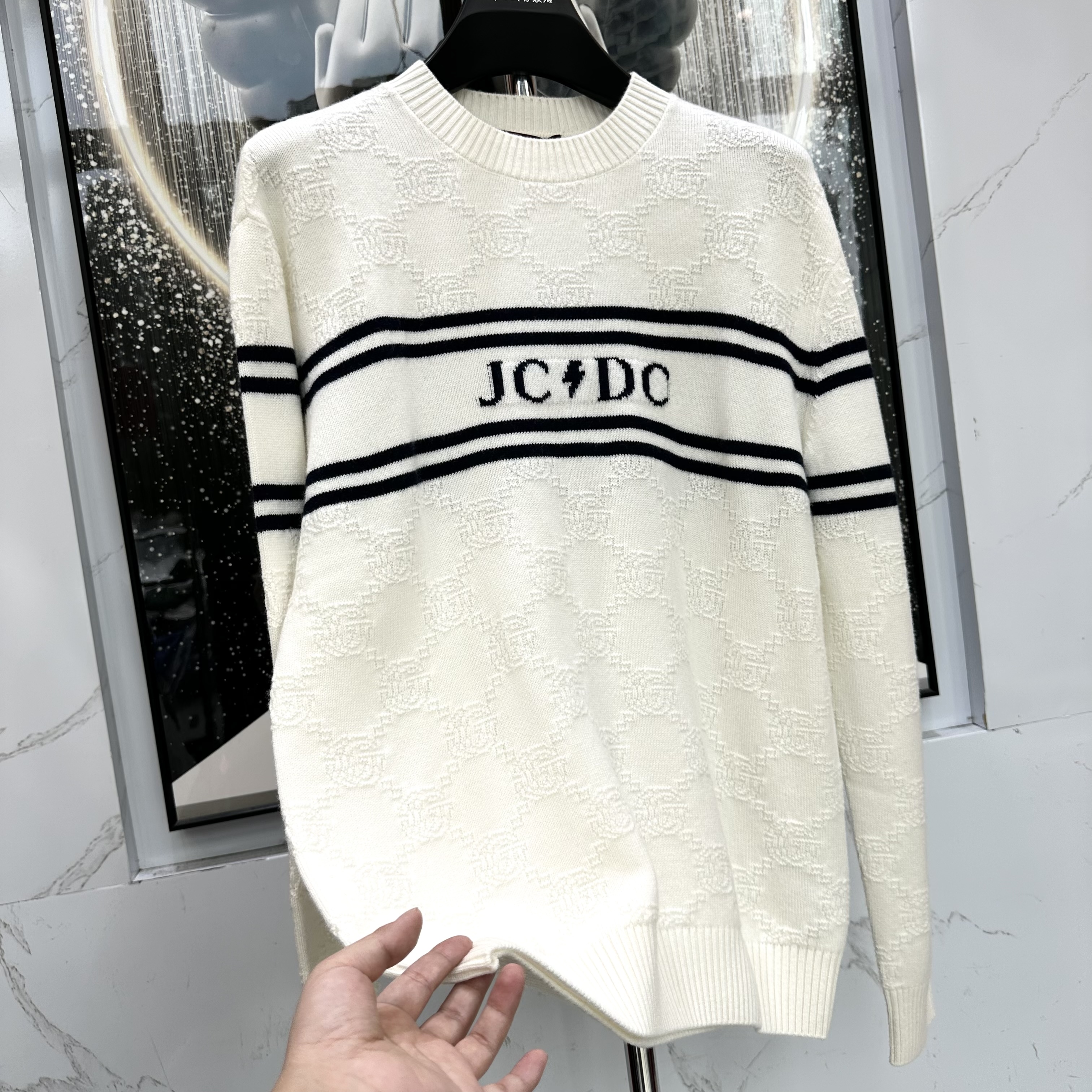 【JCDC打底衫】新款秋冬长袖时尚男款针织圆领轻奢休闲男士潮流5067