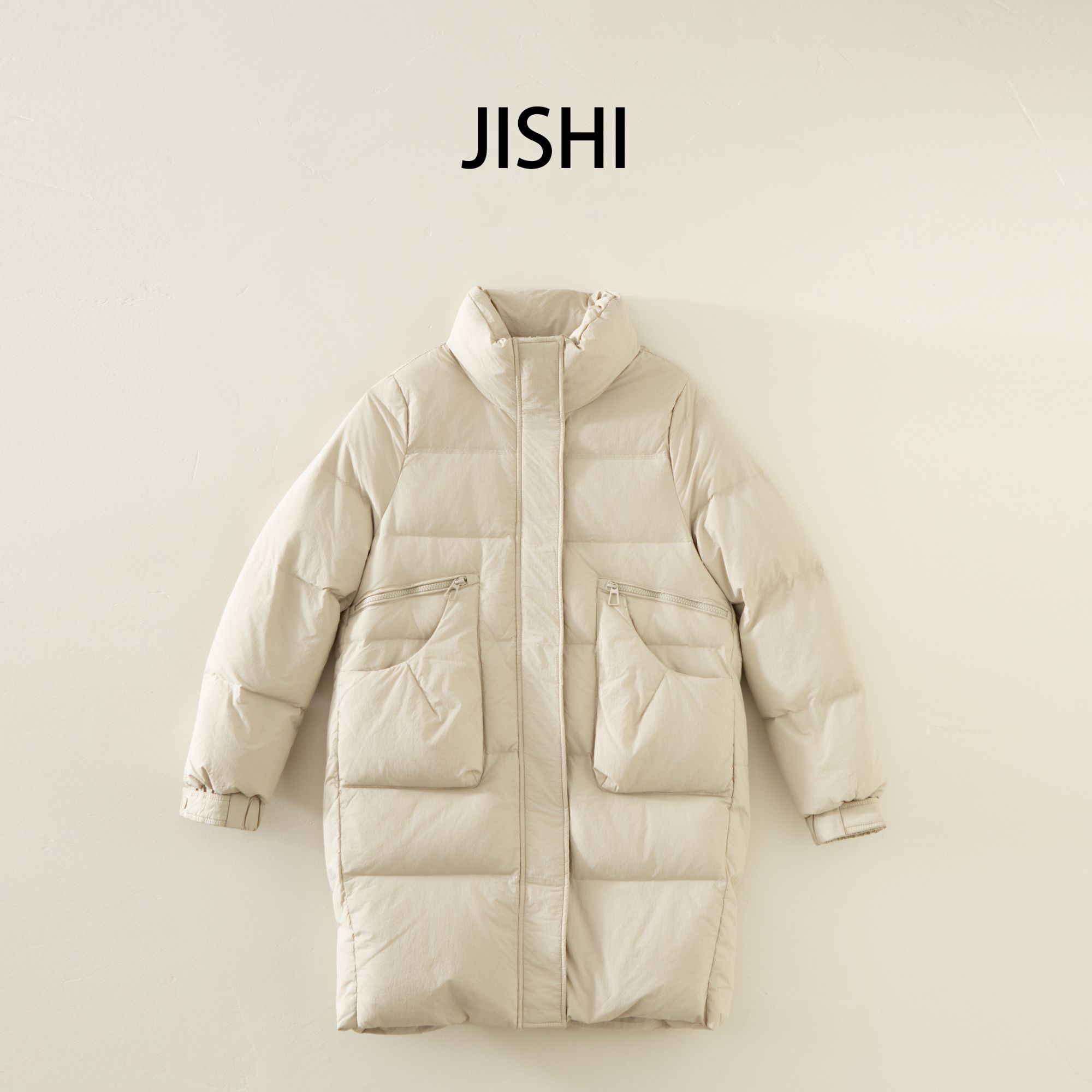 既是JISHI【立领中长款羽绒服保暖宽松型百搭情侣宽松秋冬】YRF022