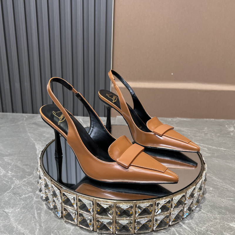 杨树lin同款2025新款高跟鞋女复古名媛方扣黑色尖头斩男浅口单鞋