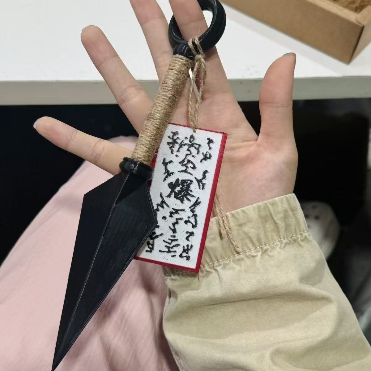 火影苦无中性笔忍者四代目鸣人卡卡西晓组织COS道具火影忍者周边