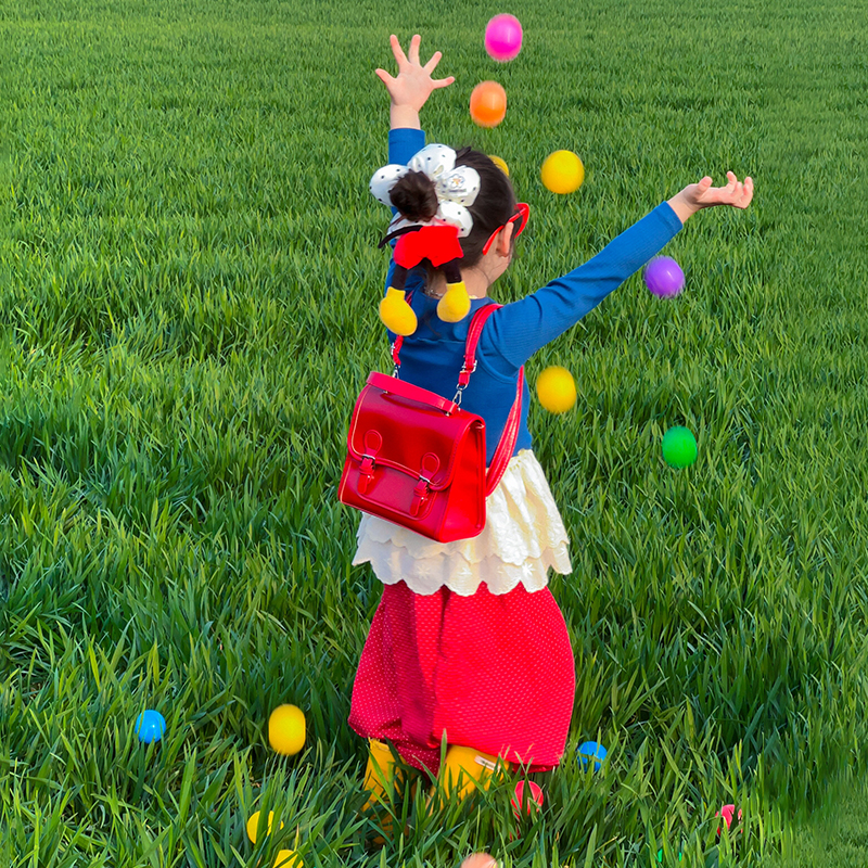 儿童套装2025新款女孩春秋洋气时髦多巴胺四件套女童网红炸街穿搭