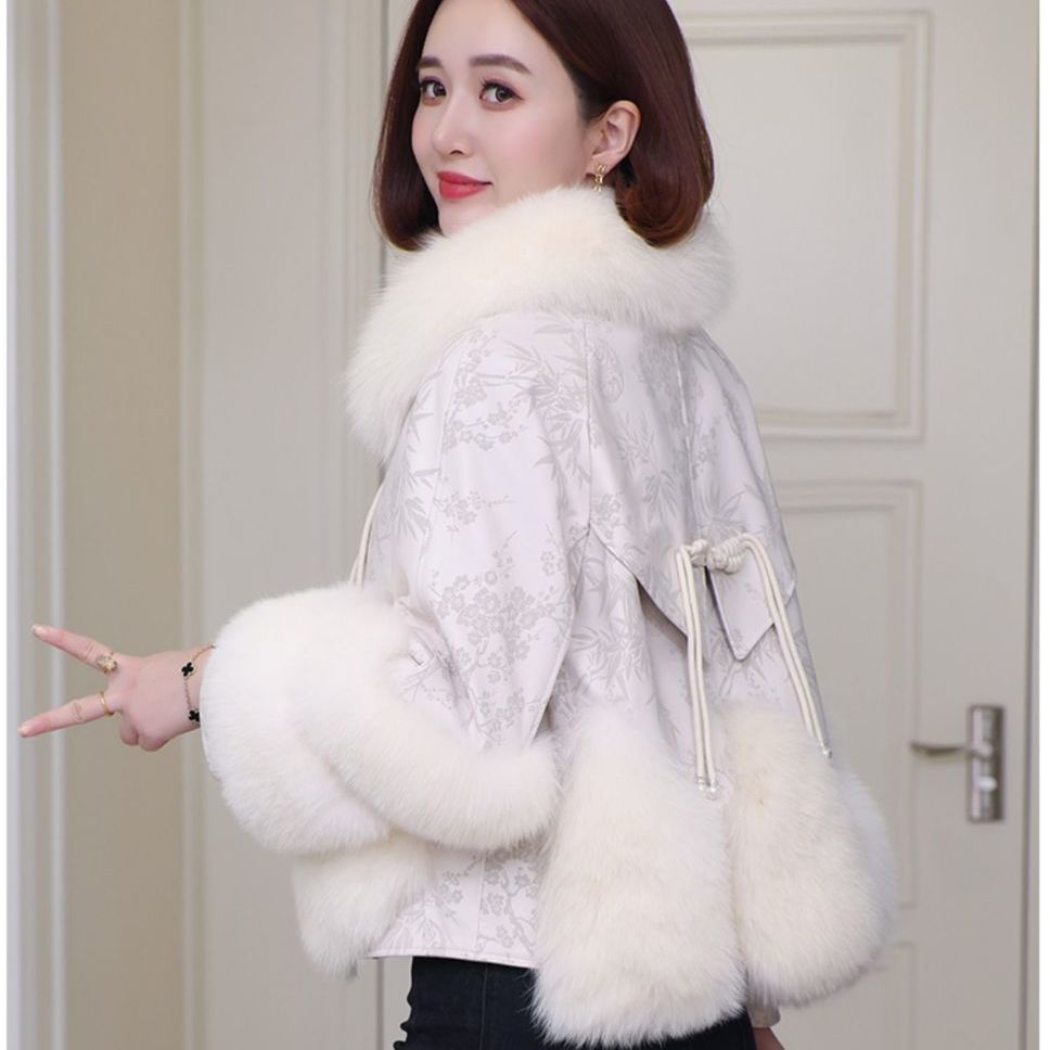 冬季新款韩版毛毛外套时尚穿搭网红气质加厚百搭宽松显瘦女士上衣