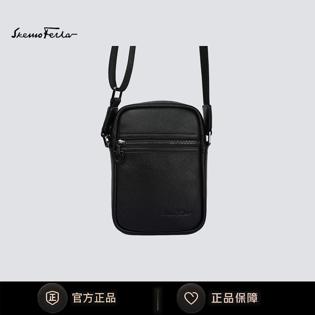 SKEMOFEILA男士头层牛皮单背包休闲真皮百搭牛皮商务小斜跨包202