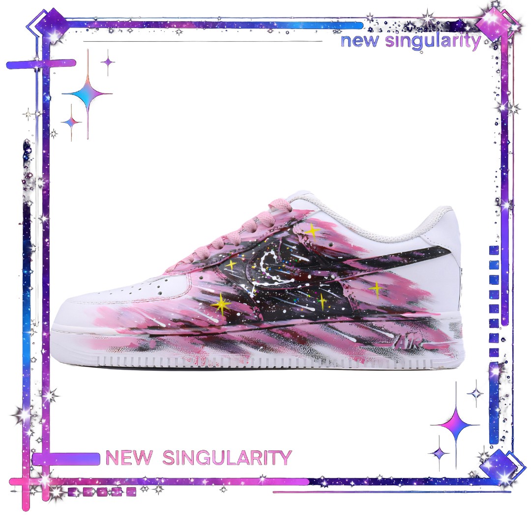 Nike/耐克air Force1 Low【定制球鞋】af1星空双鱼座男女低帮板鞋