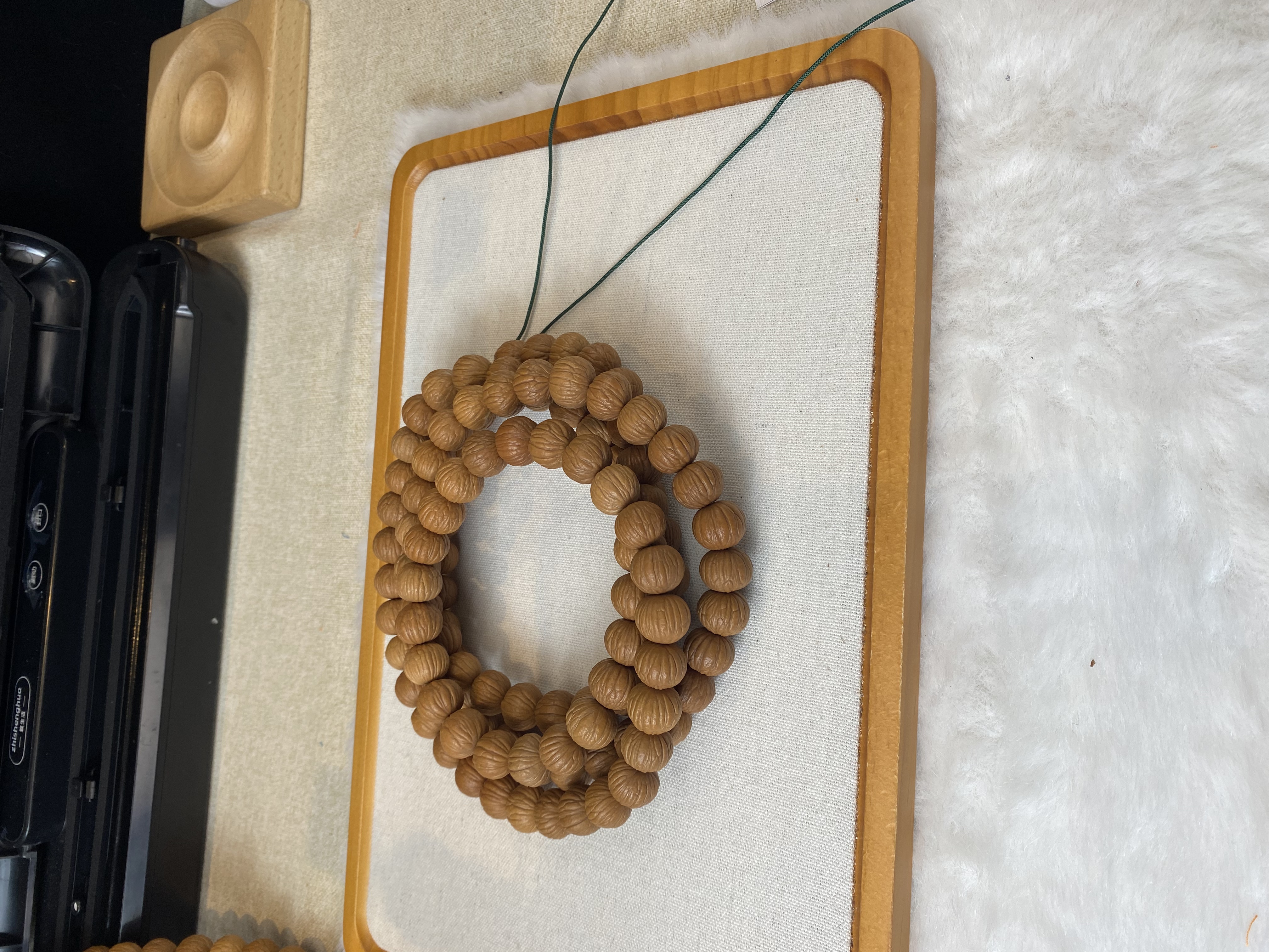 108颗籽猴头手持原皮原色精打底高品质正宗猴头脖挂