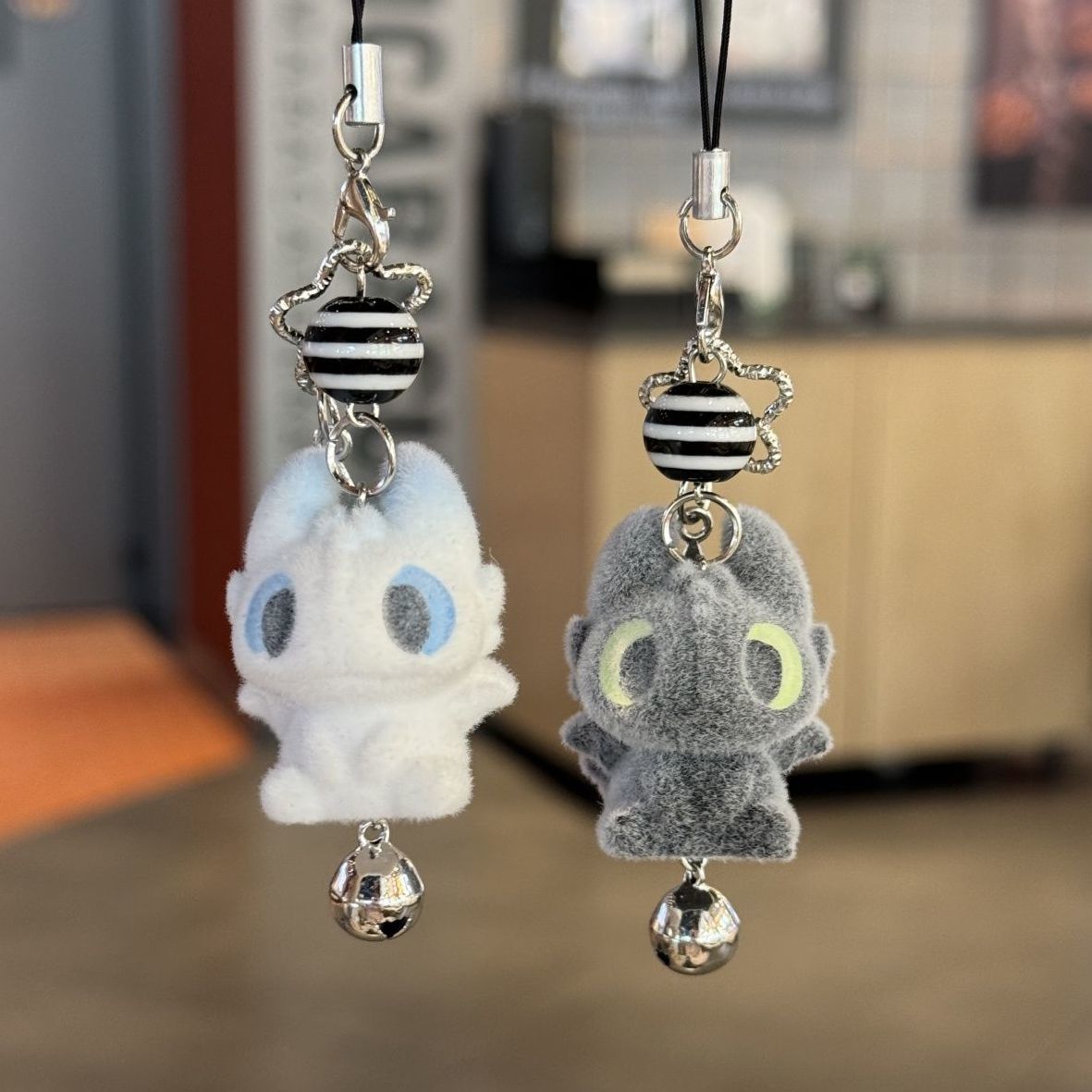 训龙高手可爱无牙仔钥匙扣甜美卡通情侣闺蜜挂件玩偶包包配件挂饰