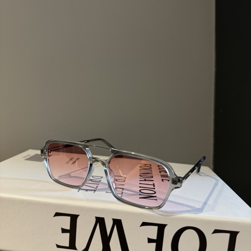 2025新款网红同款双梁墨镜复古小众高级感遮阳太阳眼镜男女款粉色