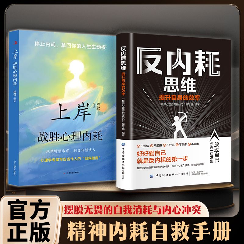 【反内耗思维】摆脱焦虑允许一切发生上岸情绪管理告别焦虑心理书籍