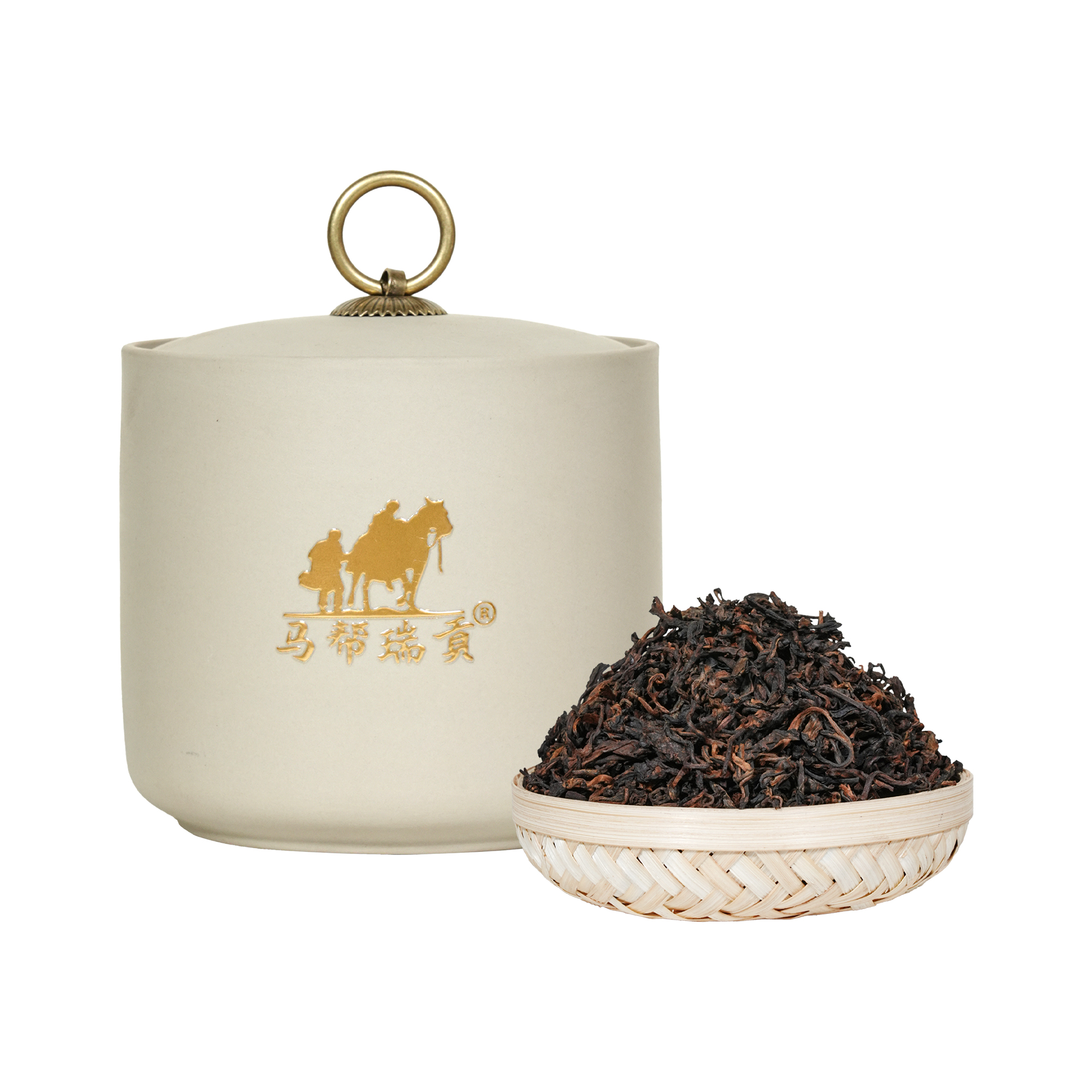 【马帮瑞贡】十五年原料易武正山古树枣甜熟茶礼罐装100g（带茶样）