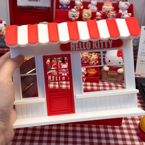 展示柜3D打印柜子食玩diy树脂配件手工创作必备