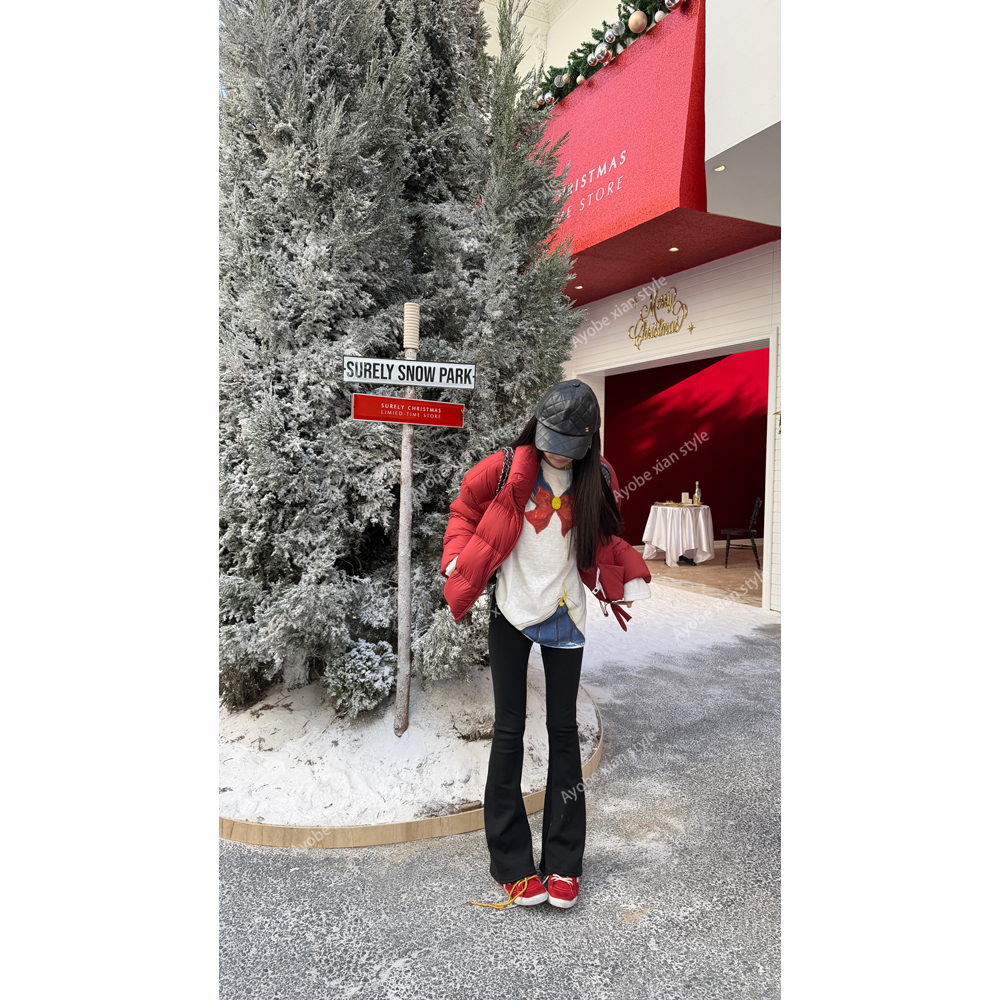 【AYOBE】小贤  水冰月甜美少女蝴蝶结水手T恤小众上衣