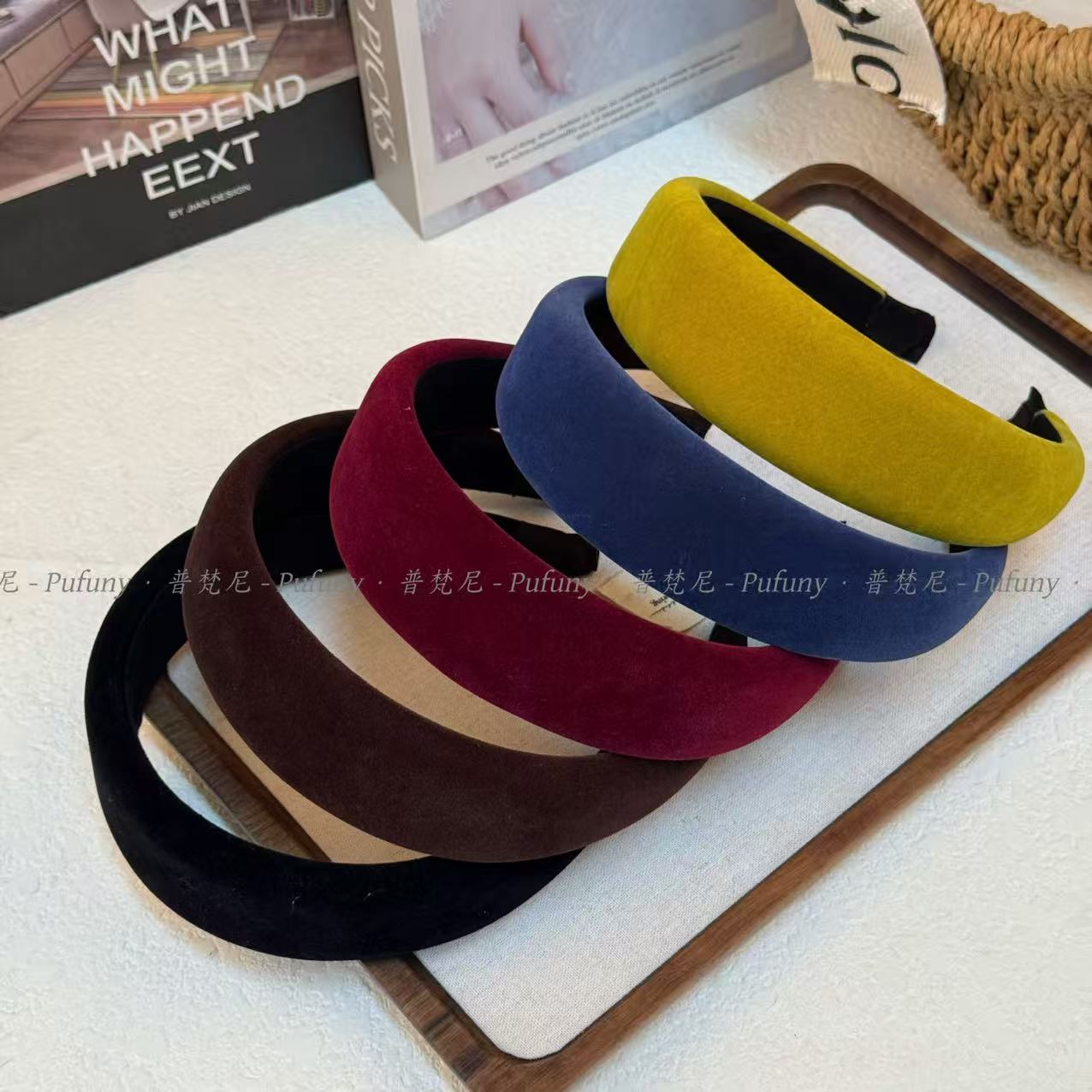 赫本高颅顶发箍高级法式赫本风气质百搭发箍