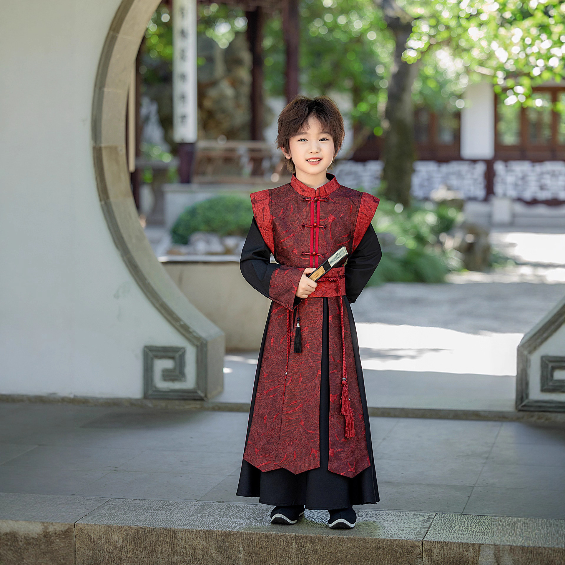 【新款爆款】汉服男童秋季新品男孩中国风唐装幼儿园新中式武侠客