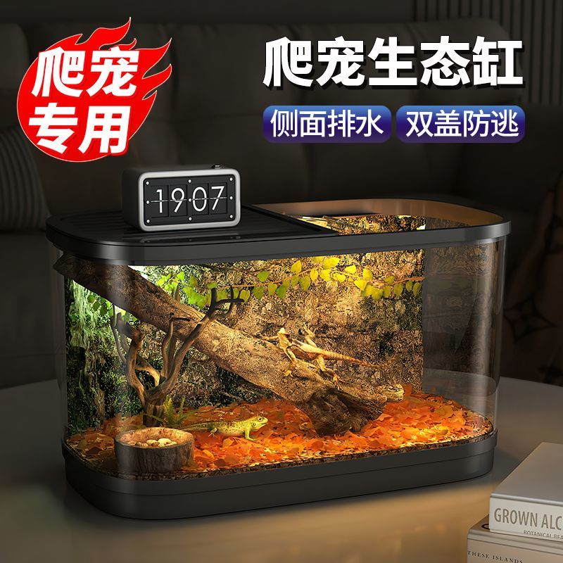 爬宠爬虫蜥蜴蜘蛛宠物蛇躲避饲养箱盒宠物豹纹守宫雨林蝎饲养套装