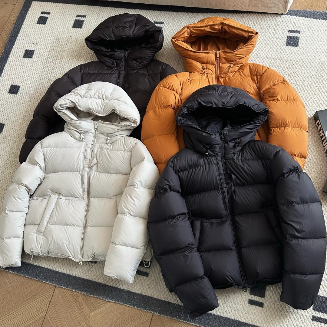 【米可家】【小泡芙】新国标90白鸭绒加厚连帽羽绒服外套892A23