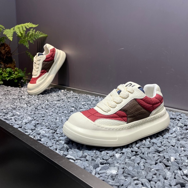 广州男鞋增高厚底圆头休闲百搭青春透气时尚秋冬单棉低帮系带潮鞋