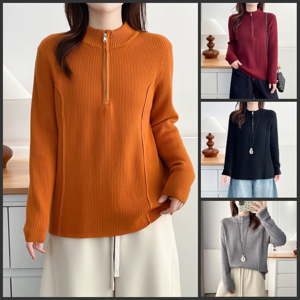 110-190斤大码女装胖mm冬装百搭时尚显瘦一体绒高弹力毛衣打底衫