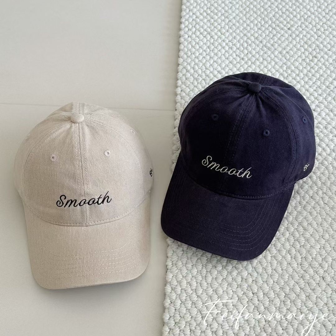 韩国新款小众潮牌86刺绣棒球帽女宽檐显脸小鸭舌帽男百搭休闲情侣