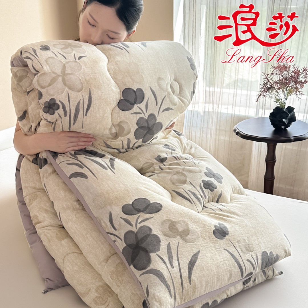 LangSha/浪莎A类双层纱加厚秋冬被单双人被芯学生宿舍床被子保暖M
