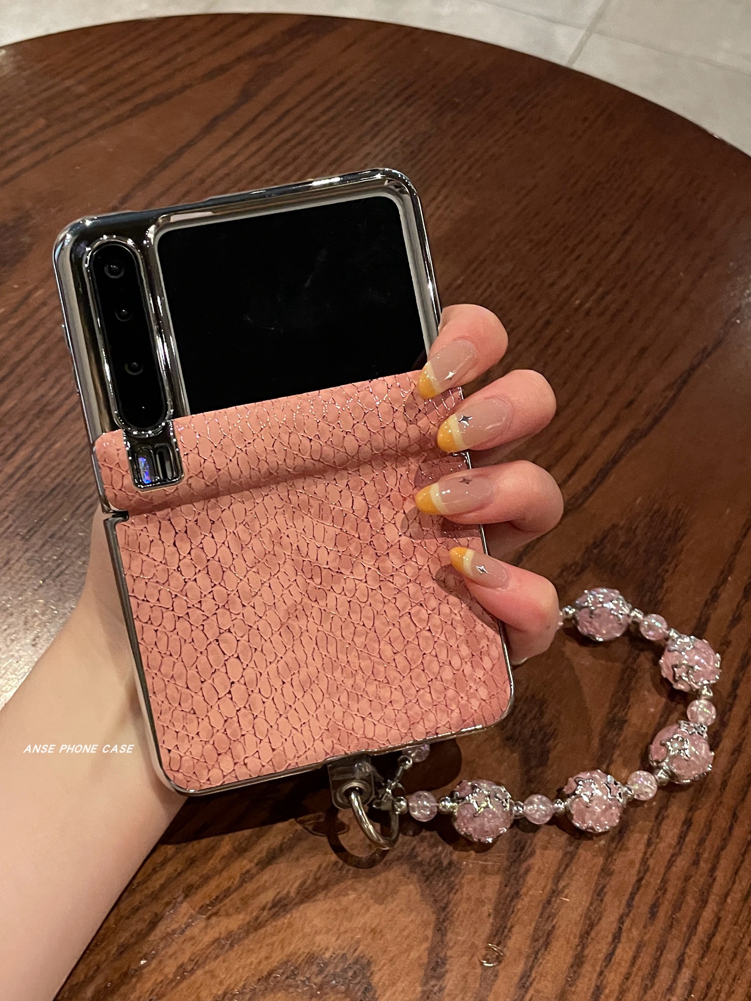 适用华为purax折叠屏手机壳高级感PuraX阔折叠pocket2蟒纹磁吸