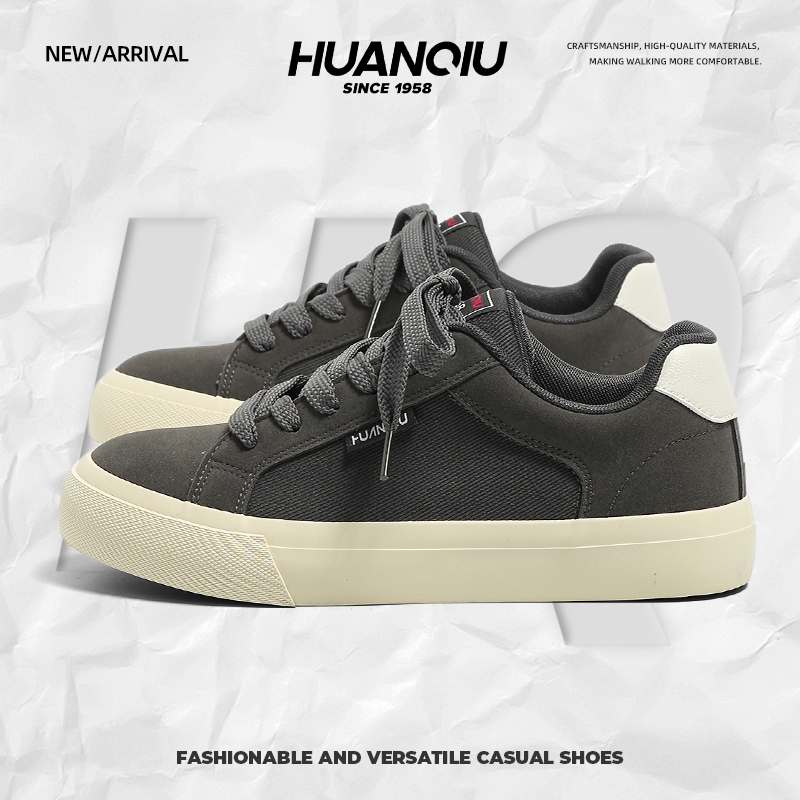 环球复古休闲板鞋子男款2025秋季新款增高男鞋潮鞋运动鞋面包鞋